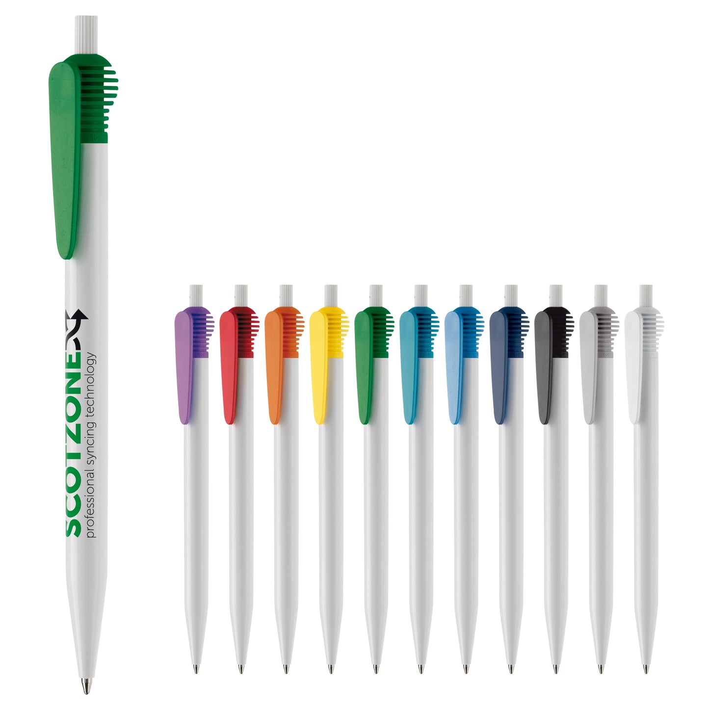 Cosmo Kugelschreiber, Hardcolour, rund, mit Clip