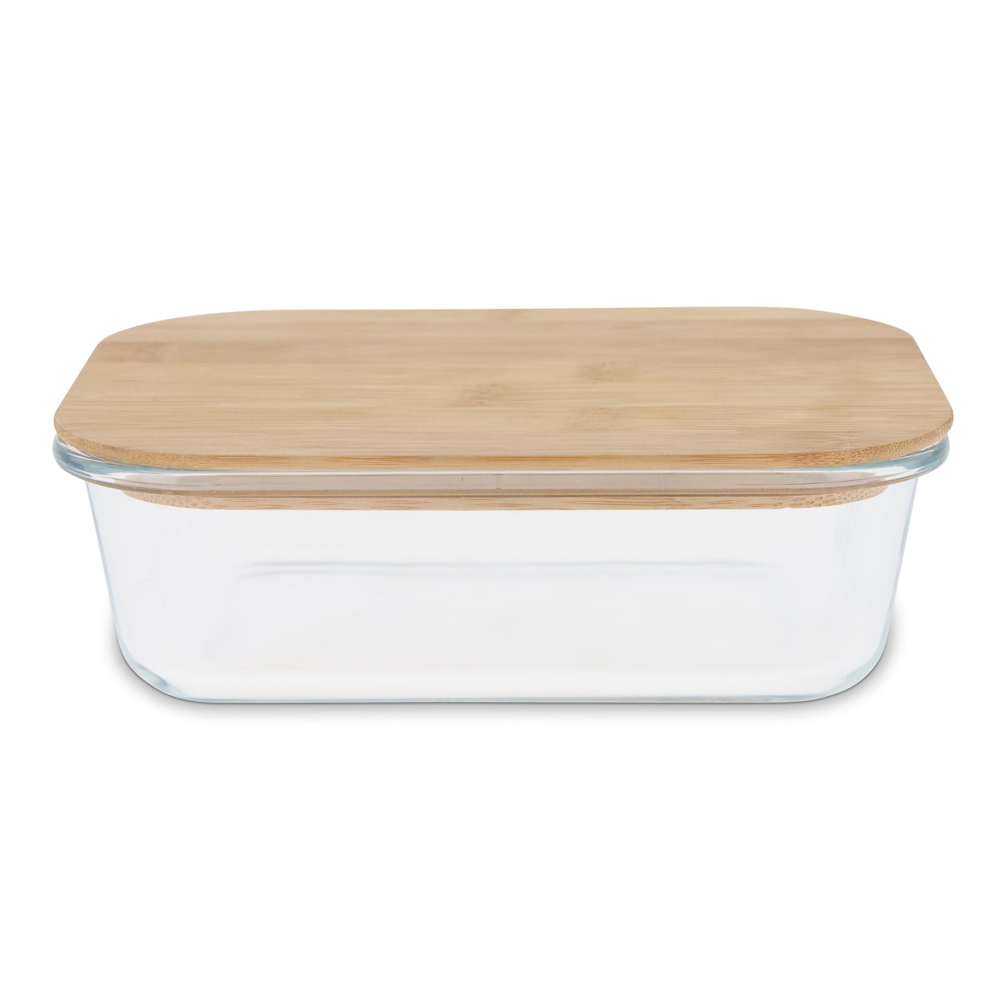 LT 90457 Gläserne Lunchbox mit Bambusdeckel