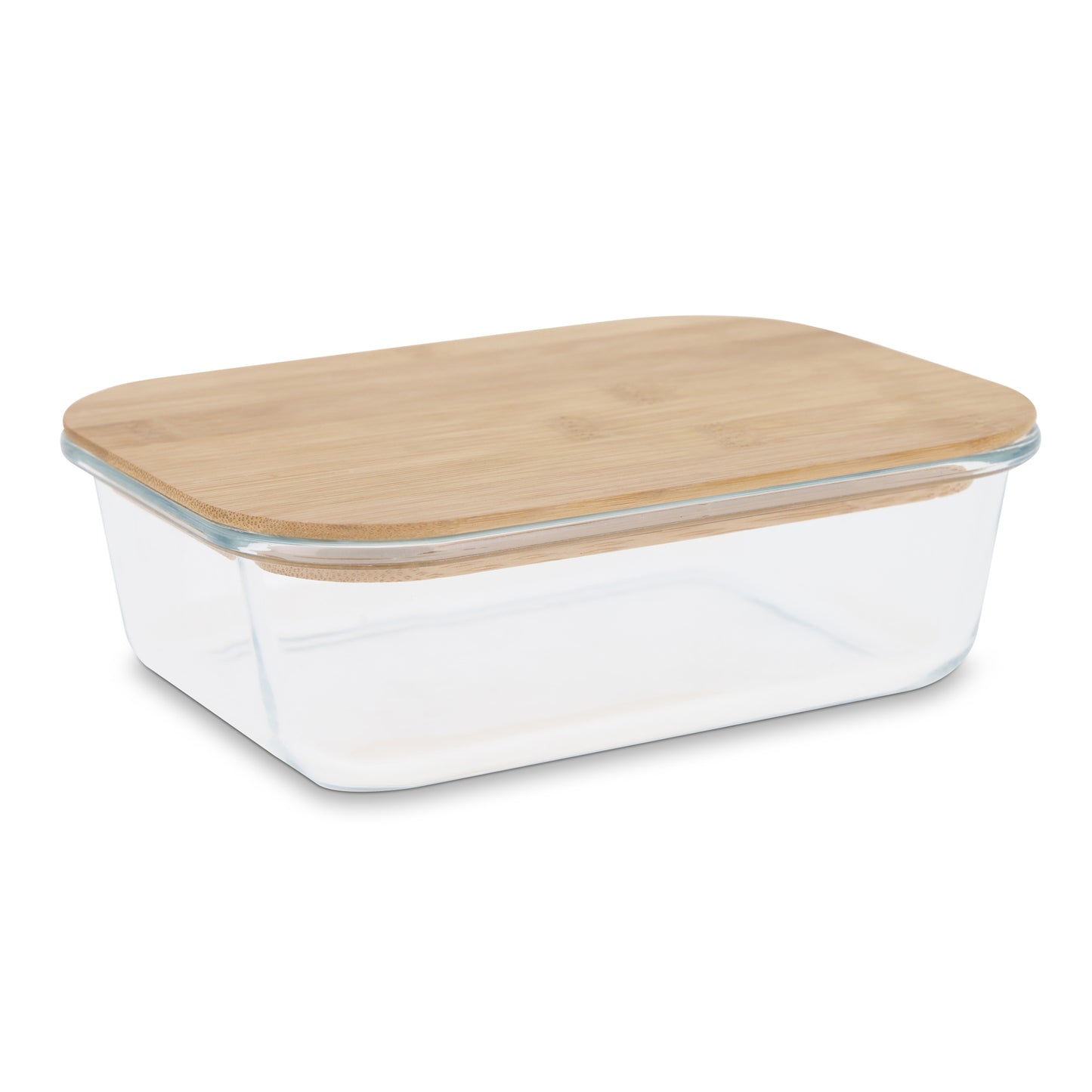 LT 90457 Gläserne Lunchbox mit Bambusdeckel