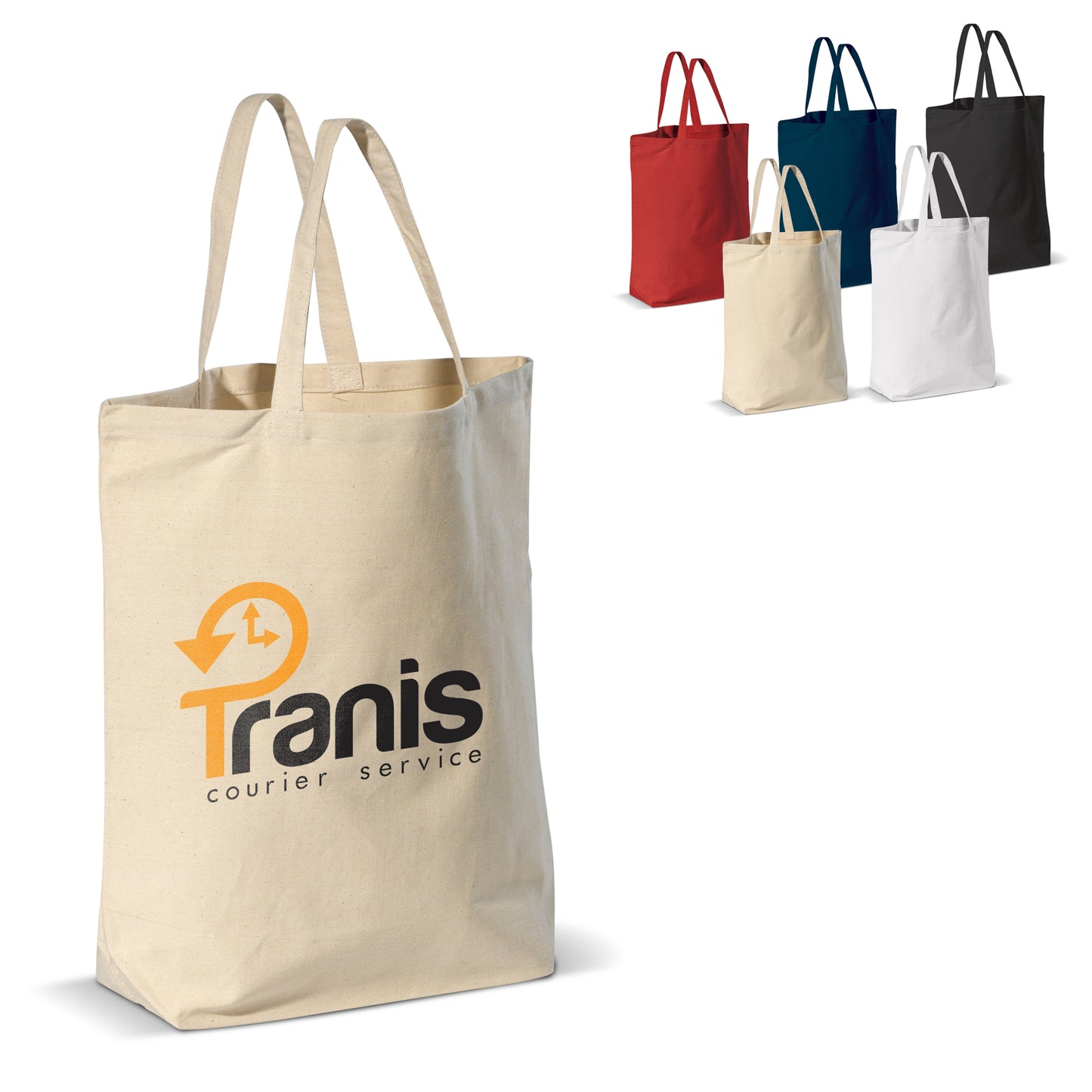 LT91487  Canvas-Einkaufstasche, 250 g/m², 41 × 12 × 43 cm