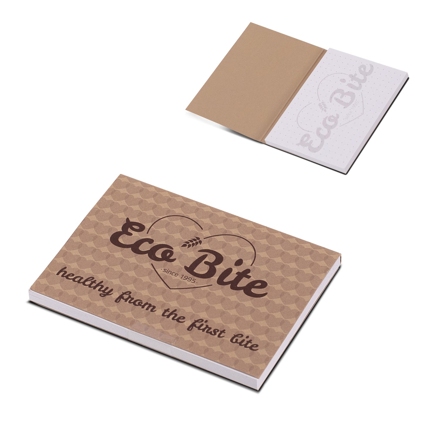 LT92062  Selbstklebender Notizblock mit Softcover, Format 100 × 72 mm