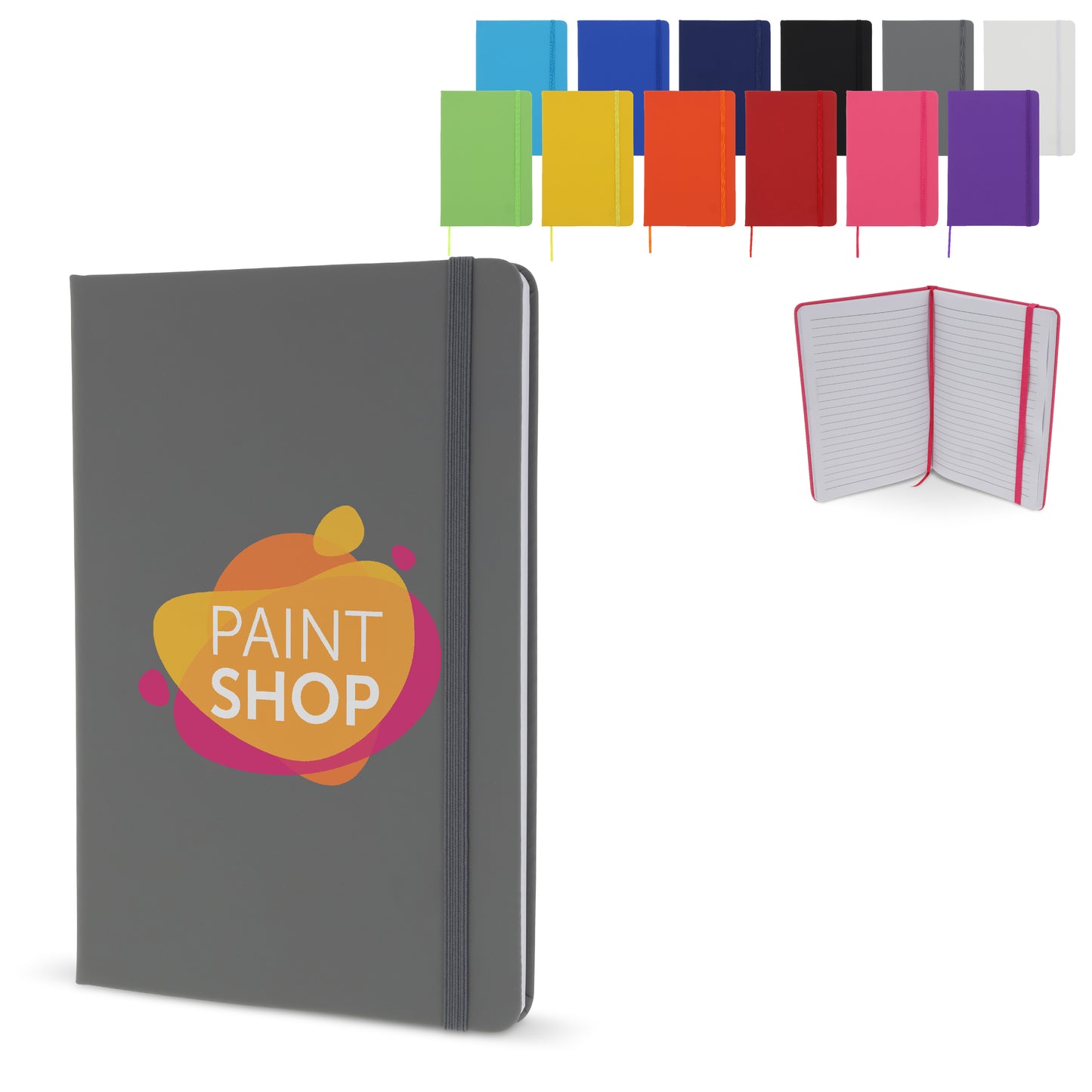 A5-Notizbuch aus PU.“