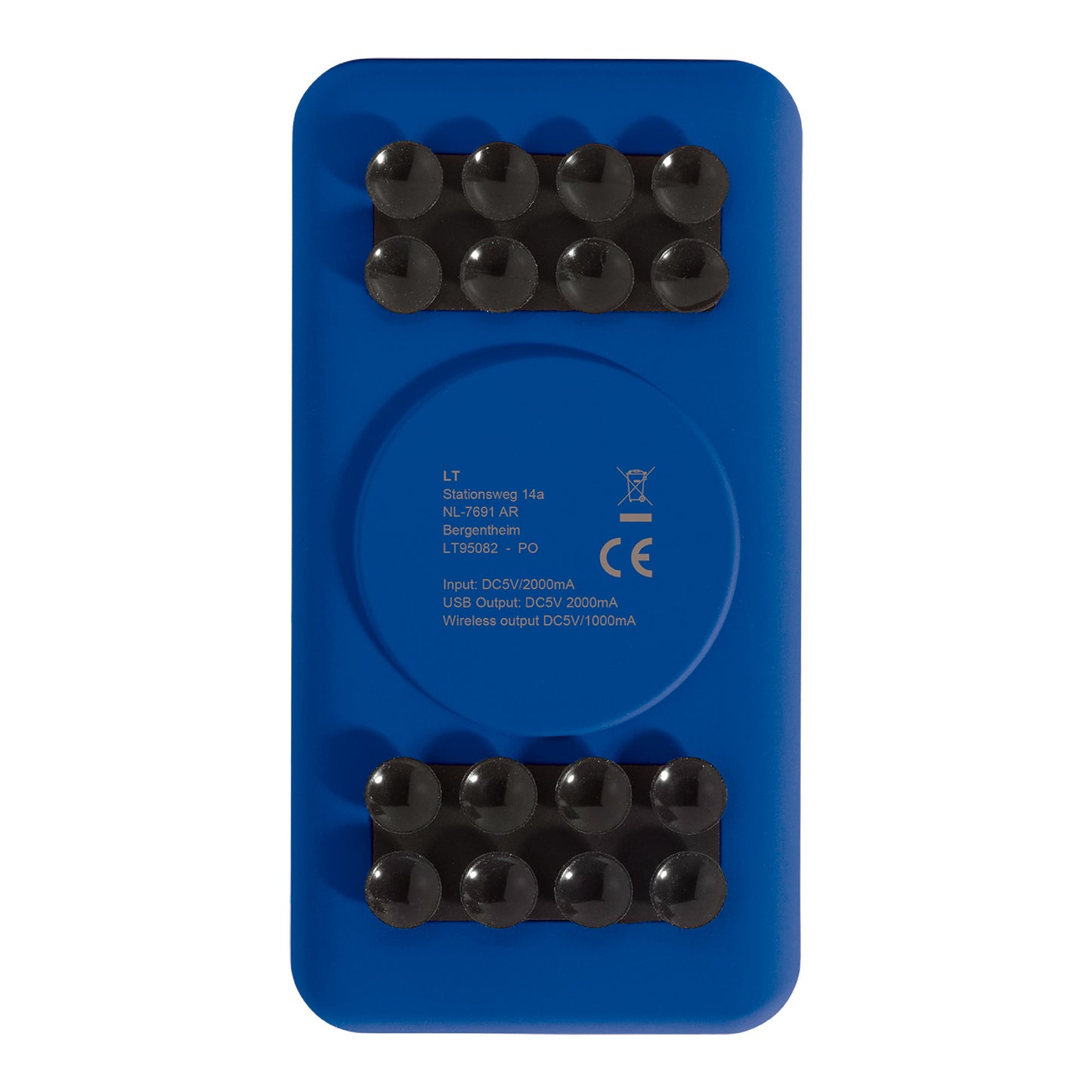 LT 95082  Powerbank Blade, kabellos, 4000mAh, Saugnäpfe