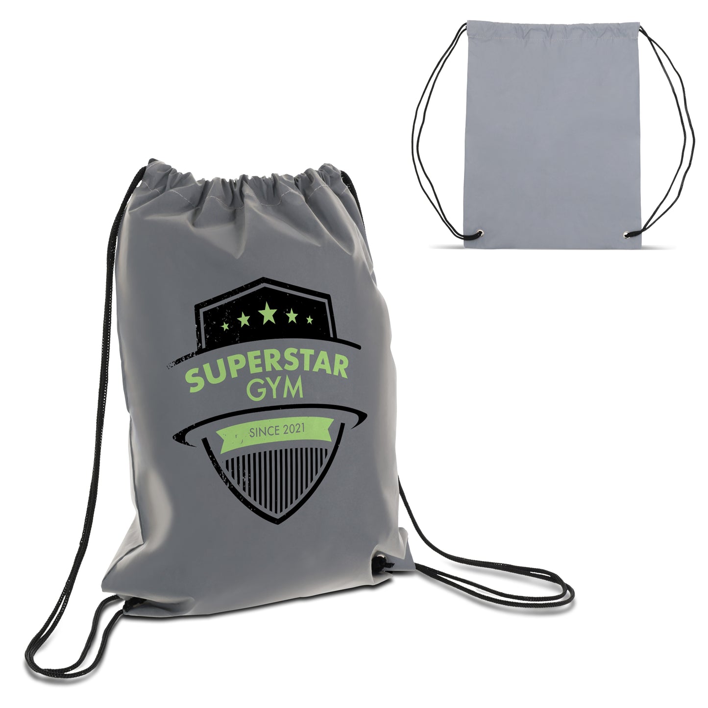 Reflektierender Zugbeutel 30×40 cm