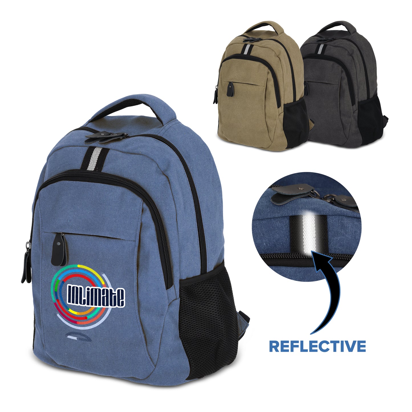 LT95297  Harper Rucksack aus recyceltem Baumwoll-Canvas