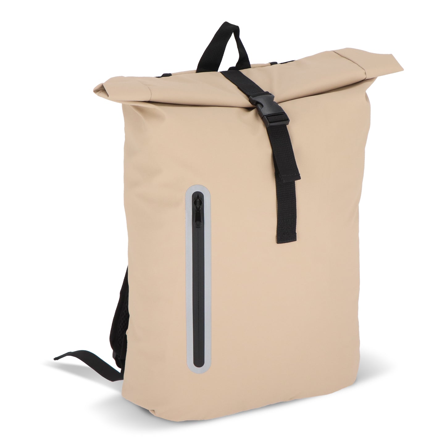 LT95357  PU-beschichteter R-PET 600D Rolltop-Rucksack, 20 L