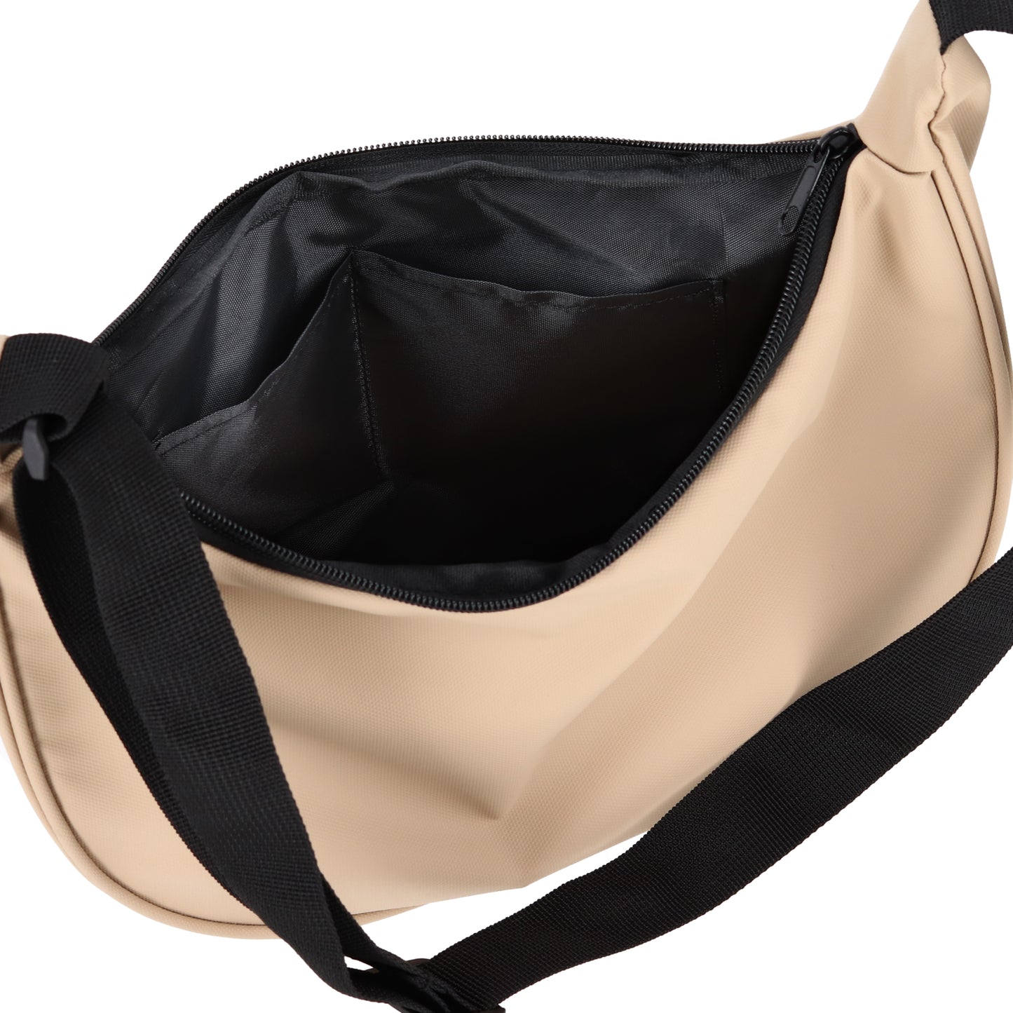 PU-beschichtete R-PET 600D Halbmond-Umhängetasche 20 L