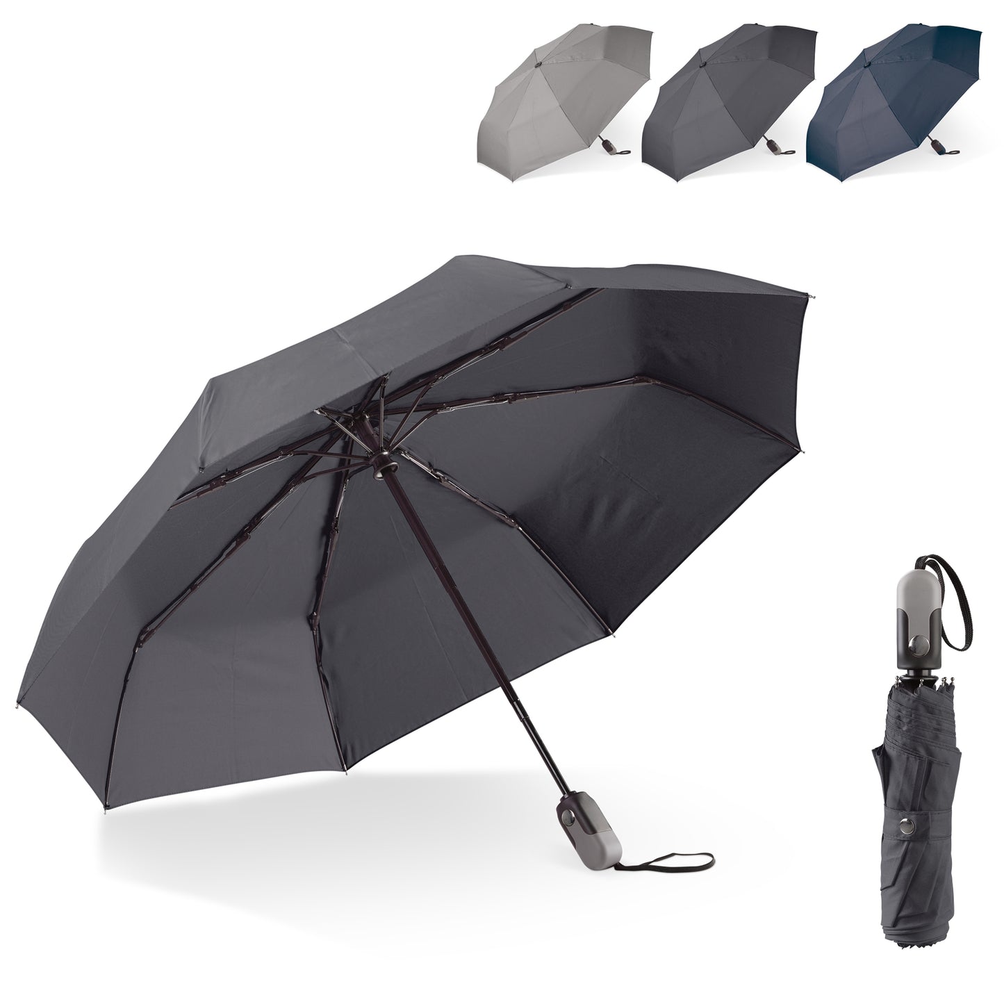 LT97105  Luxuriöser faltbarer 22-Zoll-Regenschirm mit automatischer Öffnungs- und Schließfunktion.