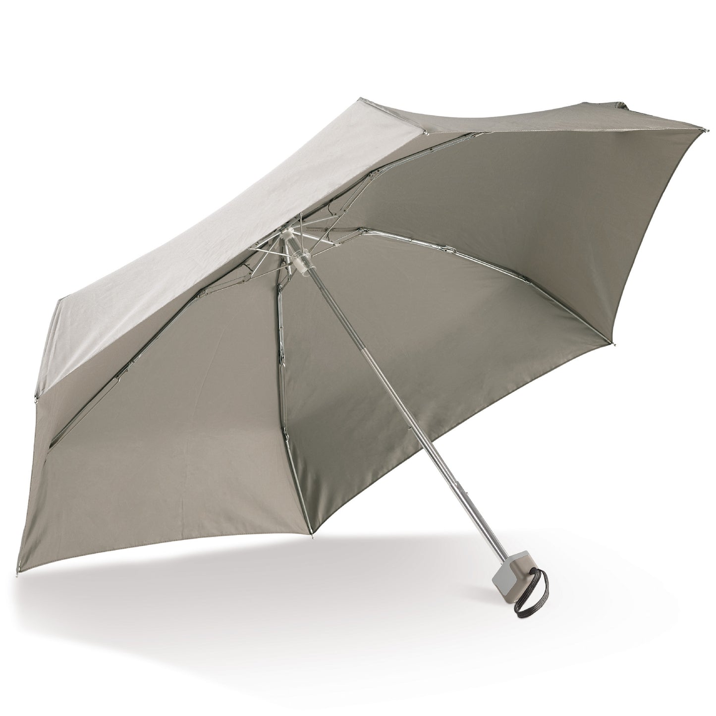 LT97108  Ultraleichter faltbarer 21-Zoll-Regenschirm mit Schutzhülle.