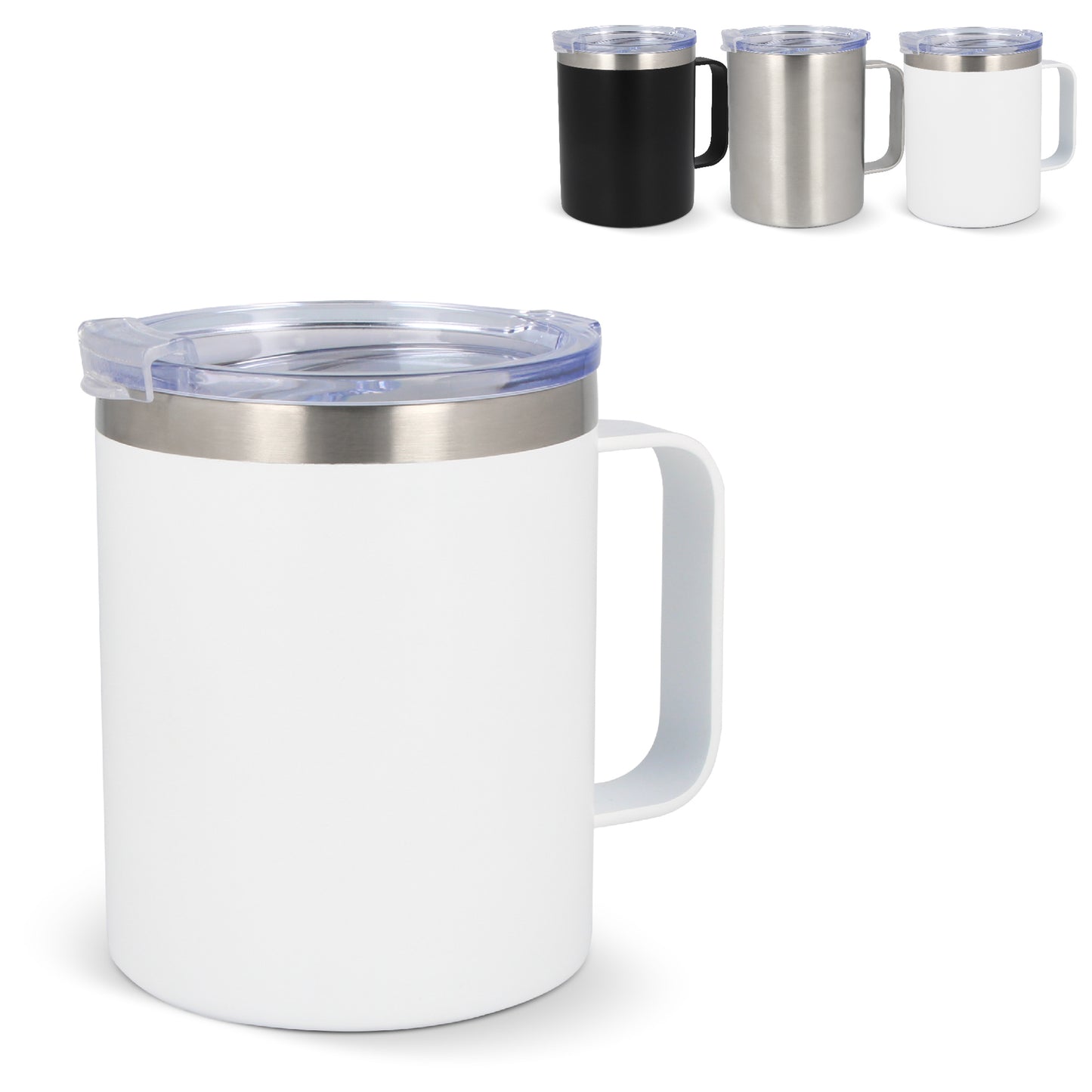 LT98727  Danube Keramik-Thermobecher mit Deckel, 350 ml