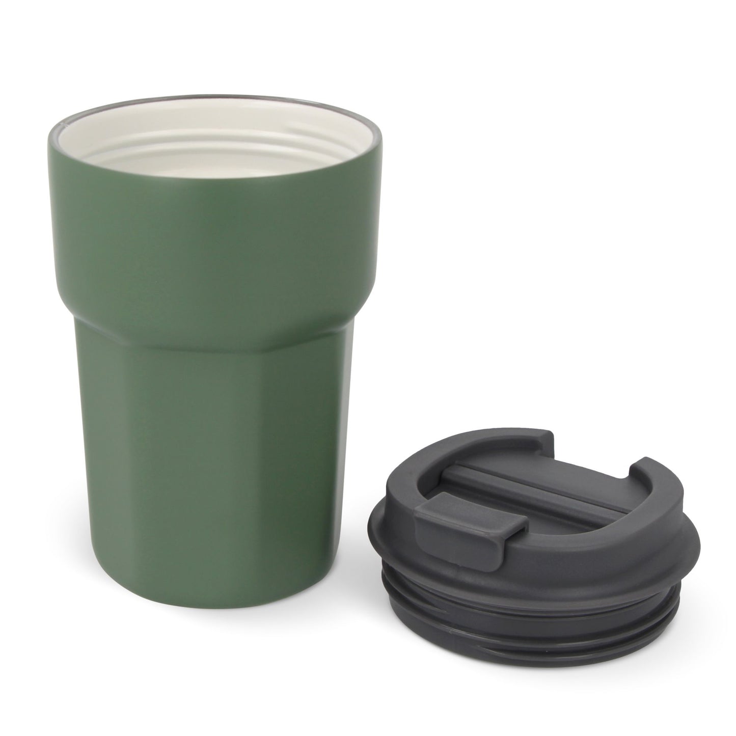 LT98728  Zambezi Keramik-Thermobecher mit Deckel, 350 ml