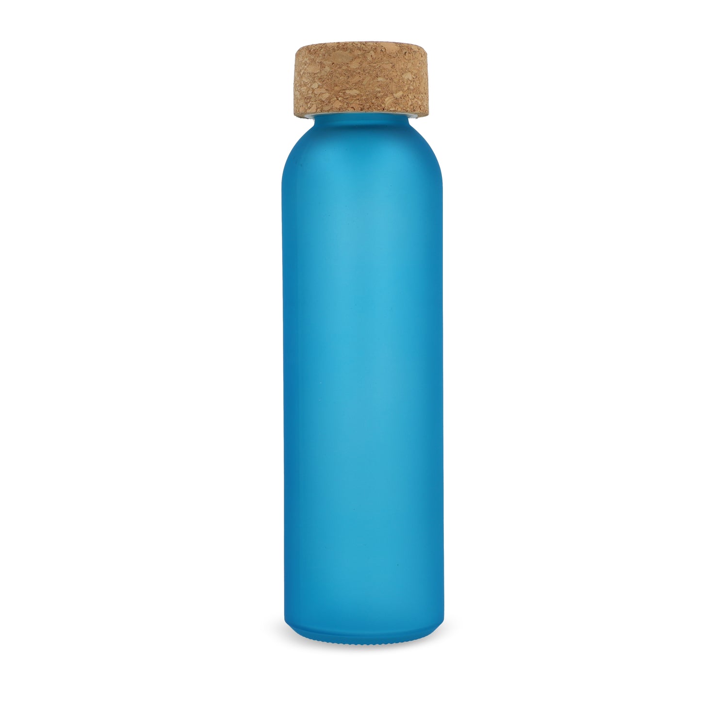 LT98880  Mattierte Recycling-Glasflasche mit Korkdeckel 500 ml