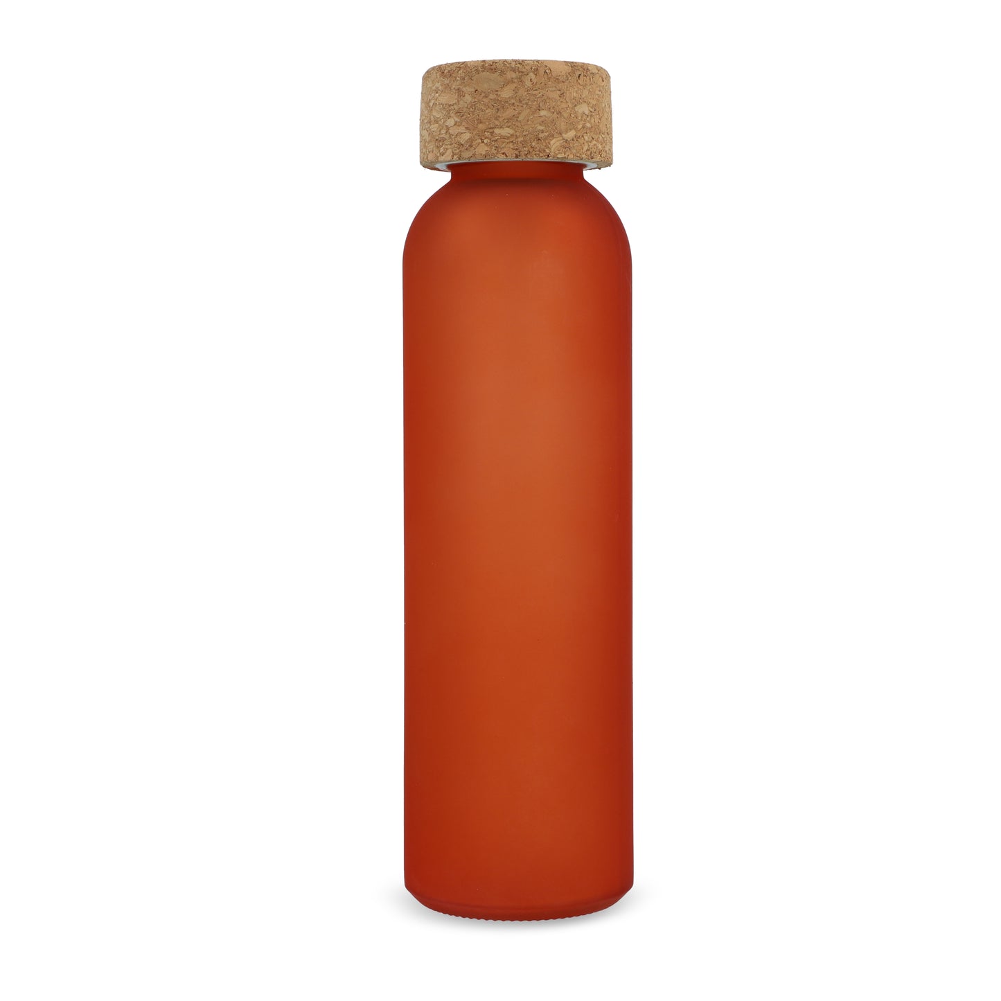 LT98880  Mattierte Recycling-Glasflasche mit Korkdeckel 500 ml